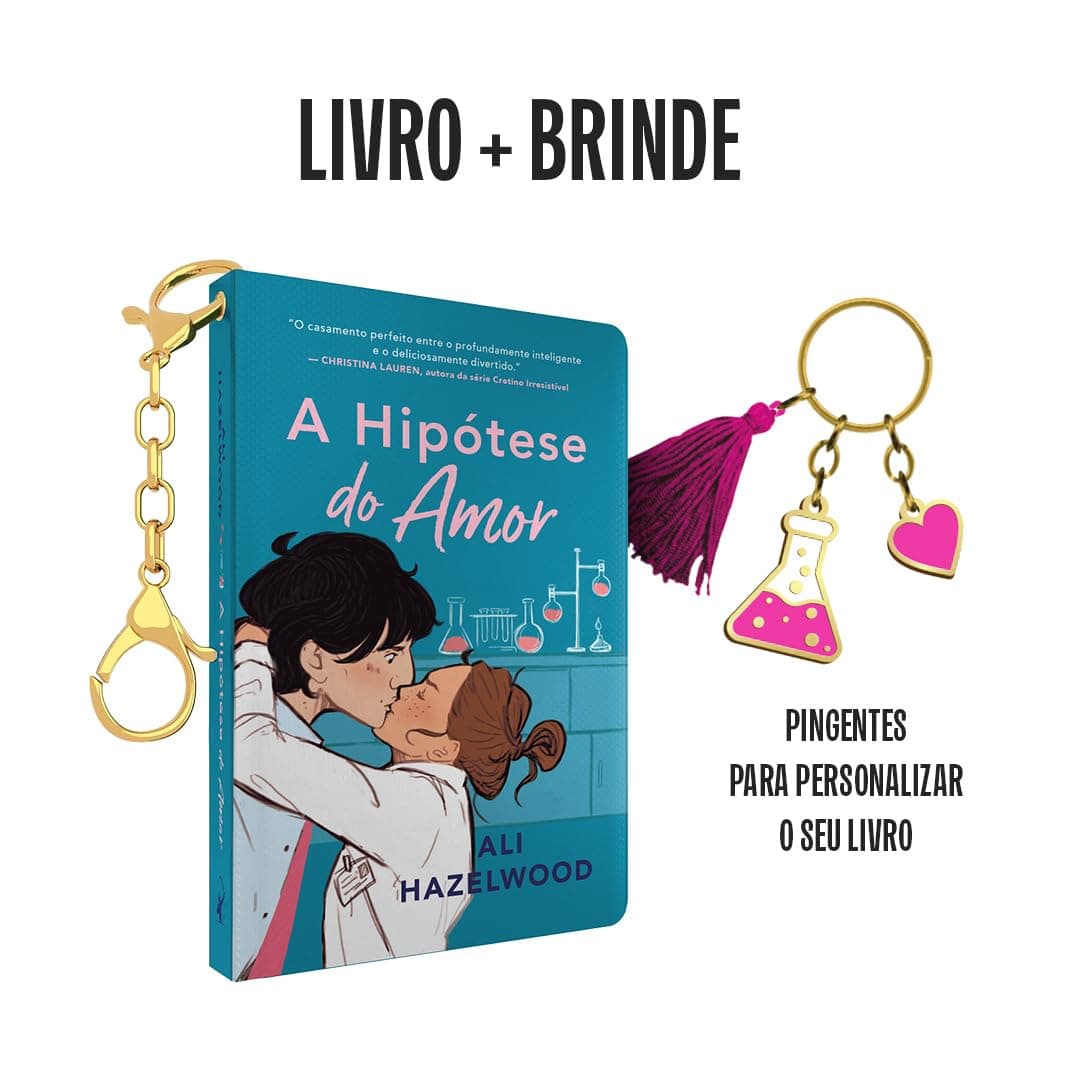 A hipótese do amor (Livro de bolso com chaveiro + pingentes)
