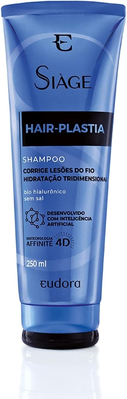 Eudora Siàge Hair-Plastia Shampoo 250ml, Azul