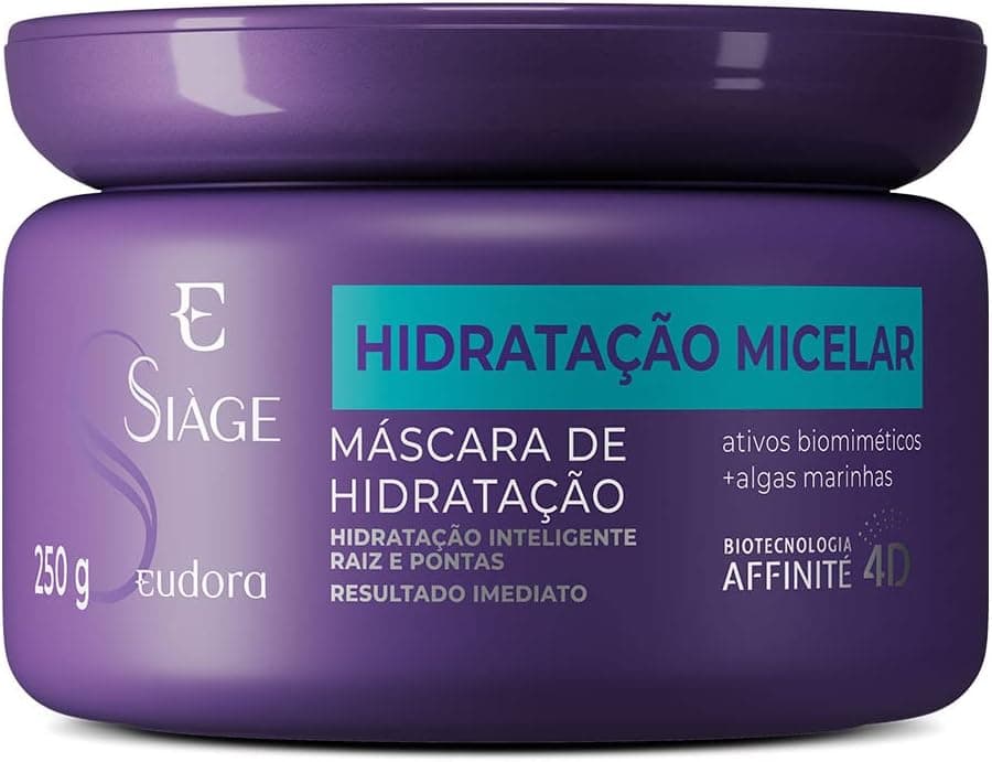 Eudora Siàge Hidratação Micelar Máscara Capilar 250g