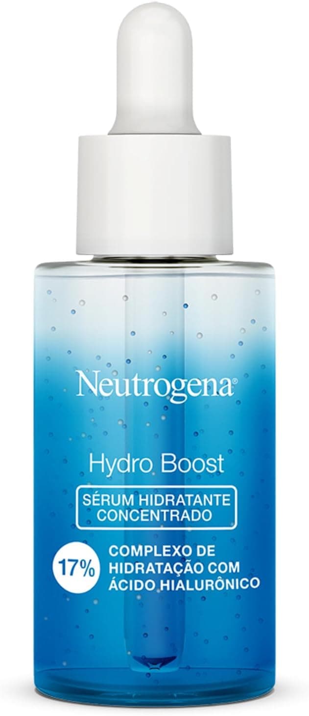 Sérum Hidratante Neutrogena Hydro Boost, 30ml | Com Ácido Hialurônico, Não Comedogênico, Toque Ultraleve, Oil Free