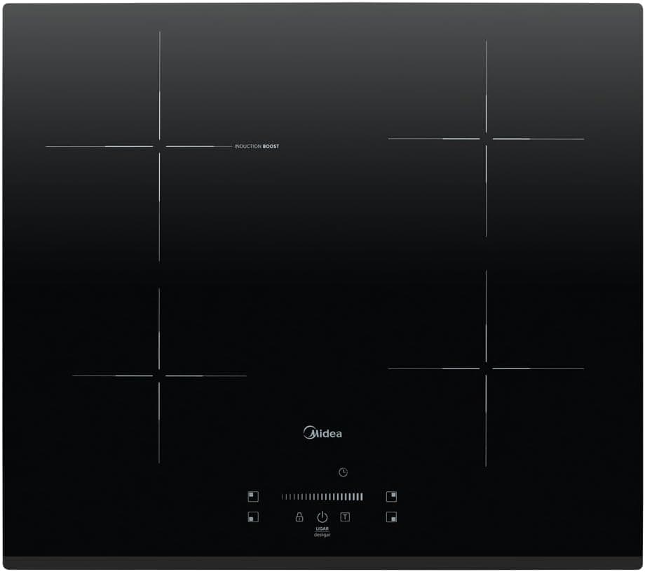Cooktop 4 Bocas De Indução Midea Built In Even Pro