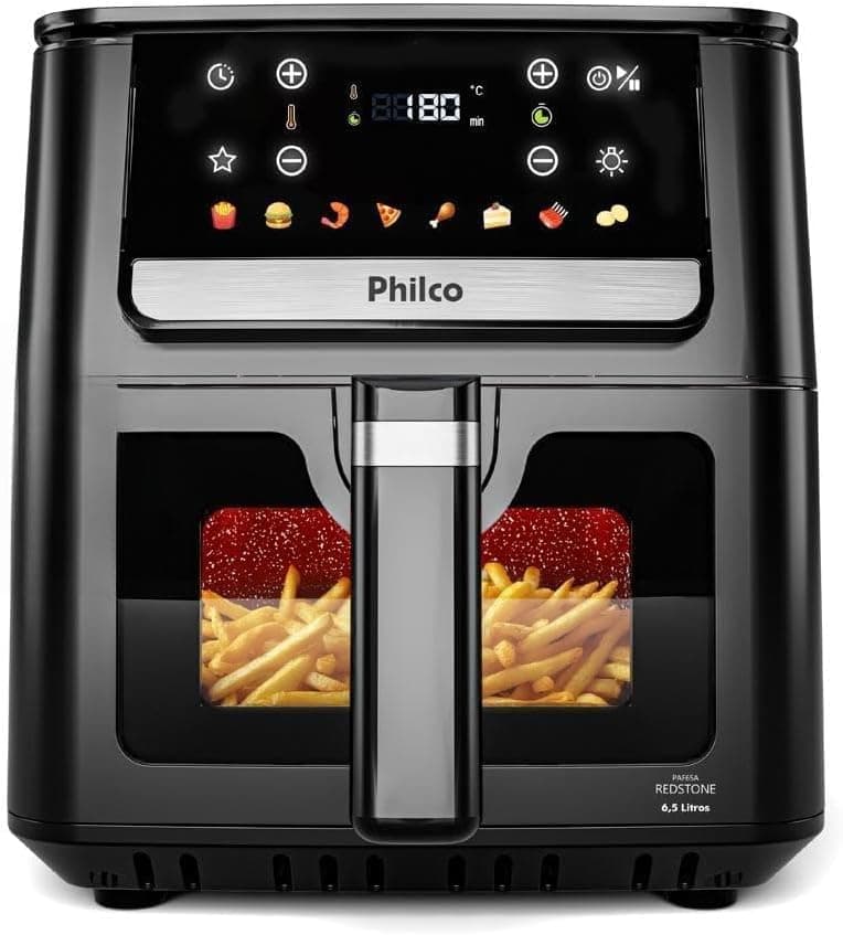 Oferta: Air Fryer Philco 6,5L Visor Glass 1700W PAF65 127V