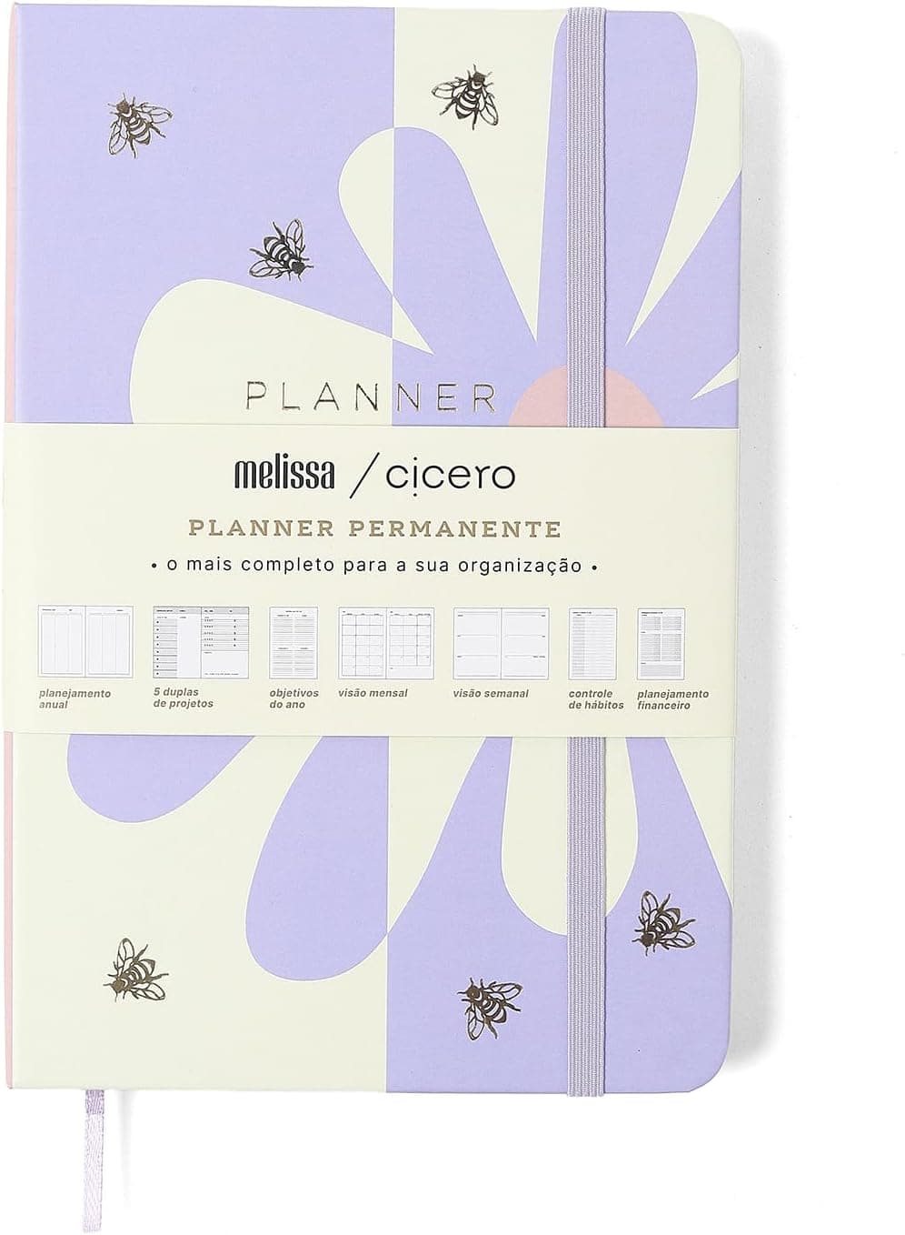 Oferta: PLANNER PERMANENTE CADERNETA CICEROS MELISSA 14X21 MAX BLOOMY
