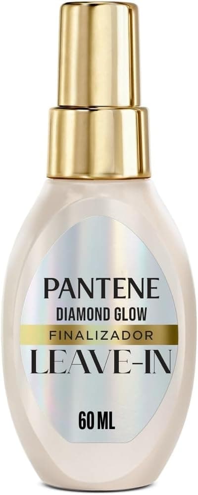 Leave-in Pantene Pro-V Diamond Glow, 60ml | Brilho Diamante, Hidratação