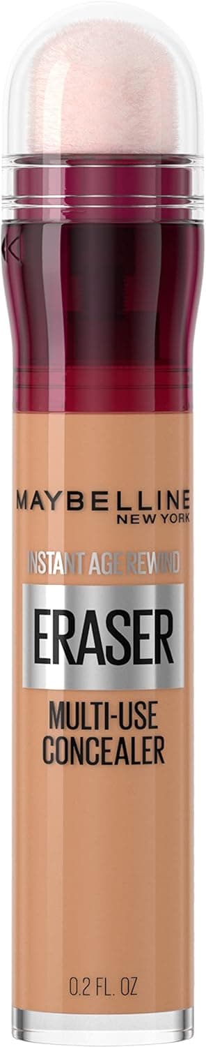 Oferta: Maybelline NY Instant Age Rewind Corretivo Líquido, Multiuso que Corrige Olheiras e Linhas Finas, Contorna e Ilumina, Alta Cobertura e Fórmula Vegana, Cor 130 Medium, 6ml