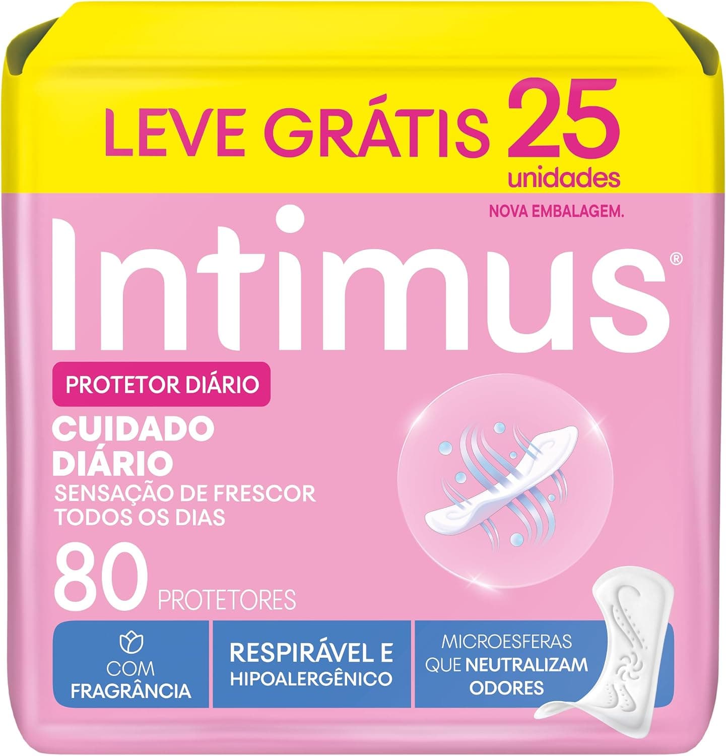 Oferta: Protetor Diário Intimus® Cuidado Diário - 80 un