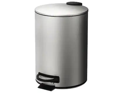 Lixeira Inox com Tampa com Pedal 5L Brinox Spin