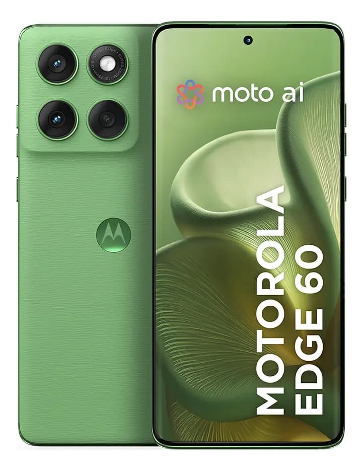 Smartphone Motorola Edge 60 5g - 512gb 12gb Ram+12gb Ram Boost, Tela Quad-curve Moto Ai 50mp Sony Camera Ultrarresistencia Militar Ip68 + Ip69 - Verde
