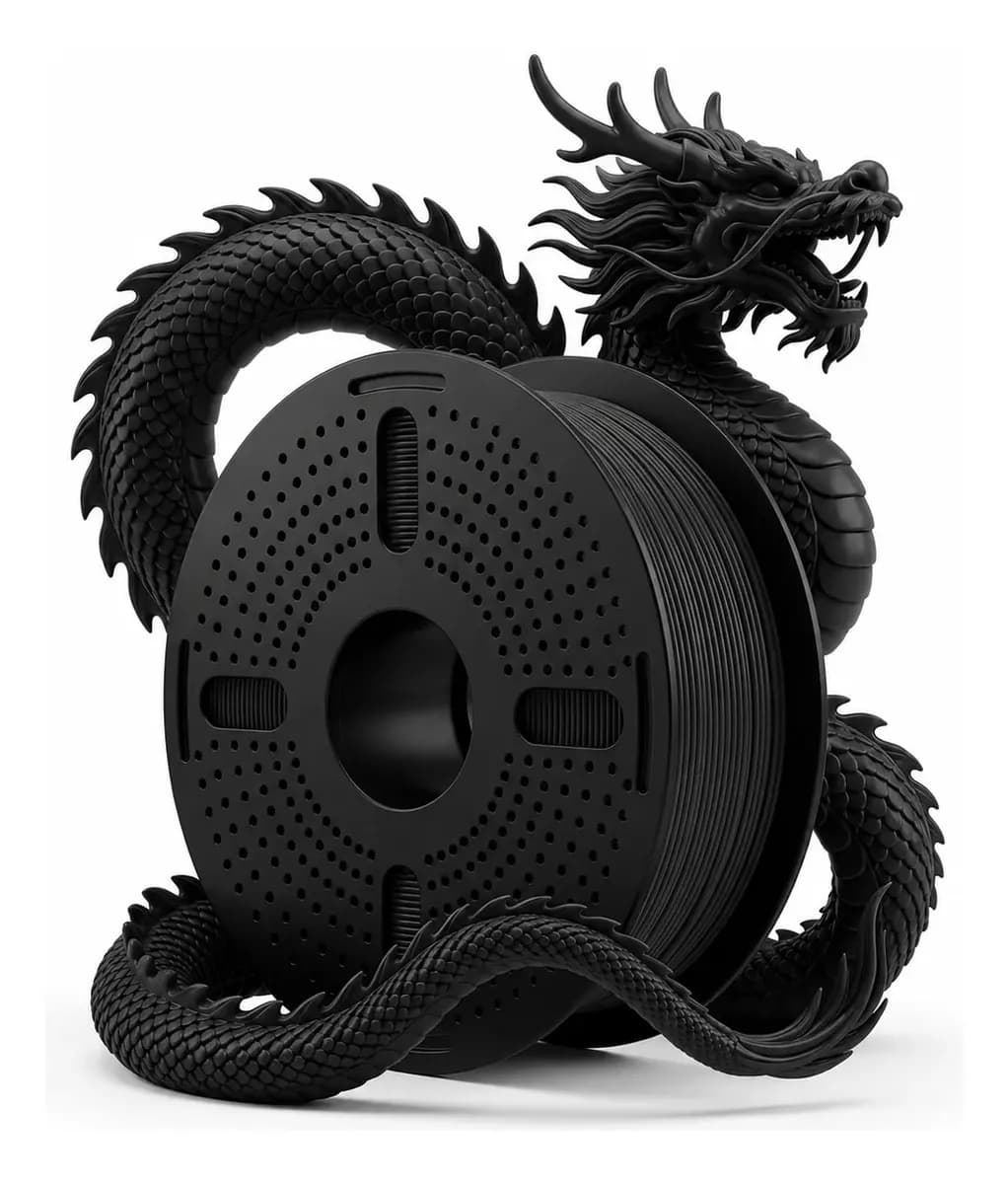 Filamentos Impressora 3d Print Pulse 1 Kg Pet G 1.75mm Cor: Preto