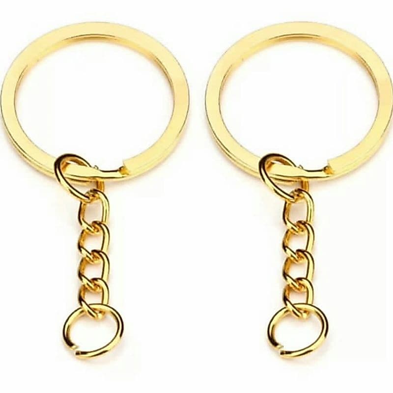 Argolas P/ Chaveiros Italiana 100 Pcs + 100 Elo Promoção