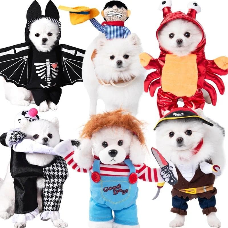 Halloween Pet Transformação Vestido Festival Roupas Engraçadas Para Cães Cosplay Vestir-Se