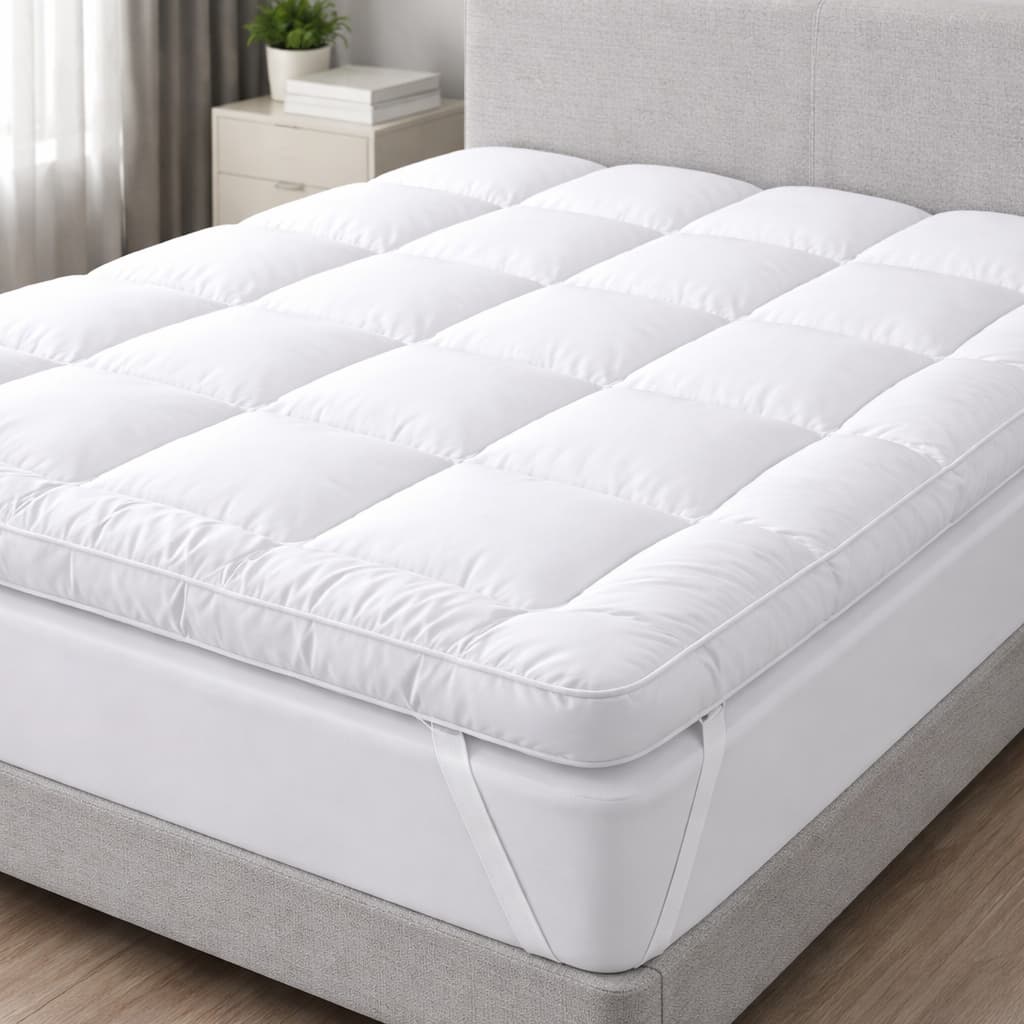 Pillow Top Luxo 400 Fios Matelado com Elástico – Solteiro, Casal, Queen e King Size